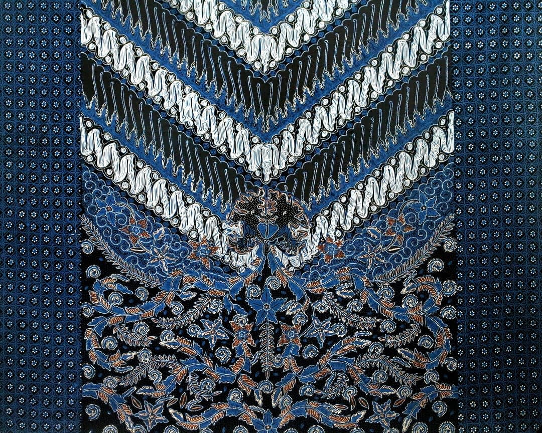 Batik Parang  Baron Encephalon  Biru Laut Batik Sejawat