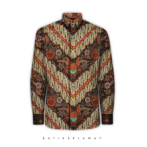 Batik Vertebra Parang Tuding Sogan Ireng Batik Sejawat Batik Vertebra Parang Tuding Sogan Ireng Batik Sejawat