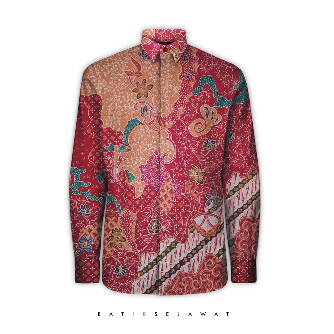 Batik THT Anggrek Bulan – Abang Ati II – Batik Sejawat