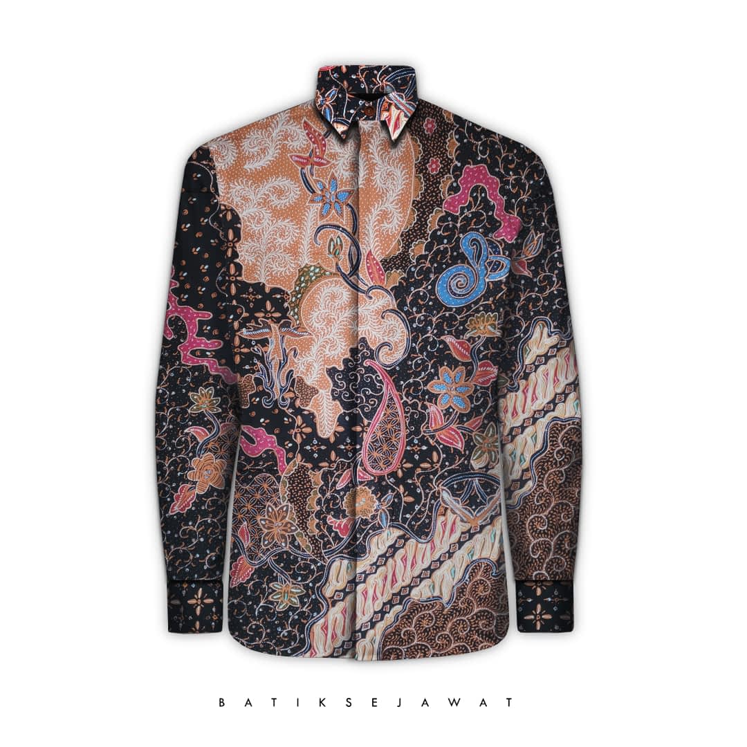 Batik THT Anggrek Bulan Sogan Ireng Batik Sejawat Batik THT Anggrek Bulan Sogan Ireng Batik Sejawat