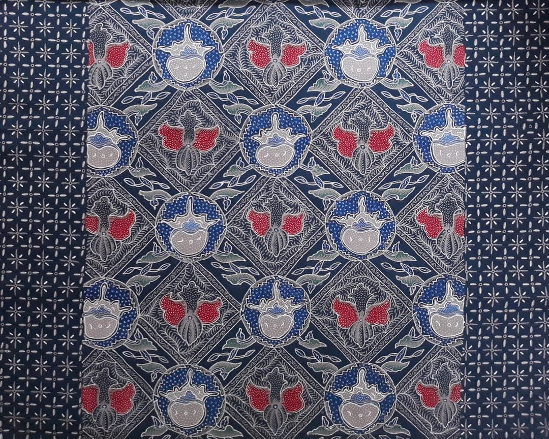 Batik Kawung Lumbal Ketoto Biru Langit Batik Sejawat Batik Kawung Lumbal Ketoto Biru Langit Batik Sejawat