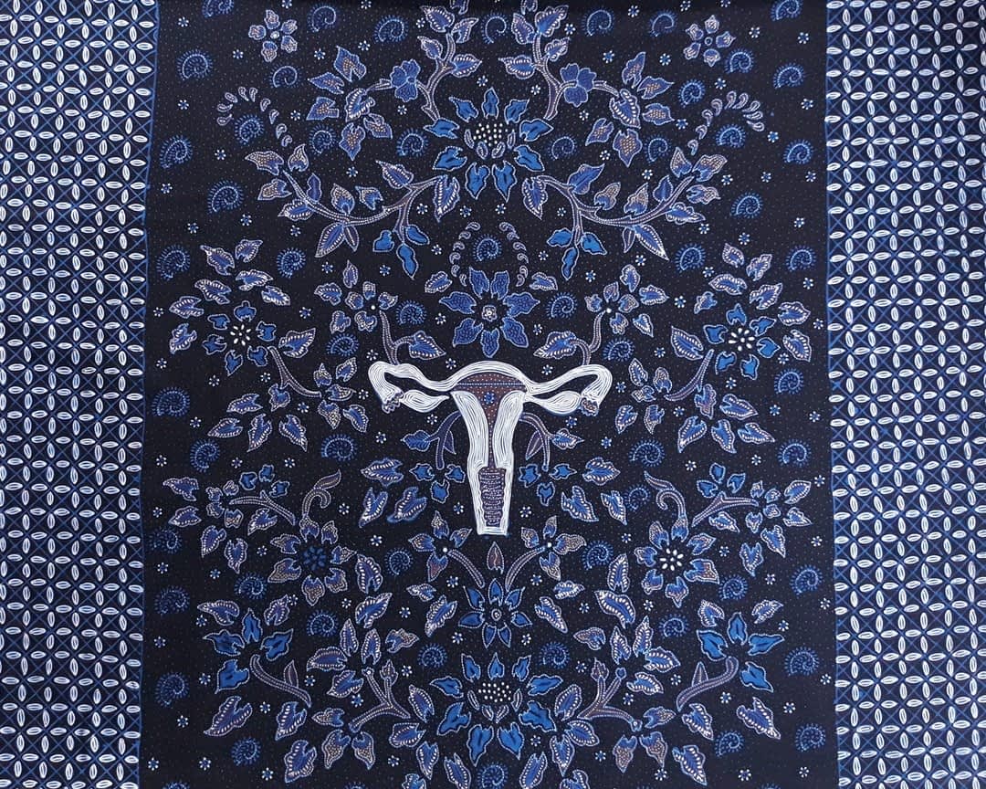 Batik Simbut Uteri Biru Mendung IV Batik Sejawat Batik Simbut Uteri Biru Mendung IV Batik Sejawat