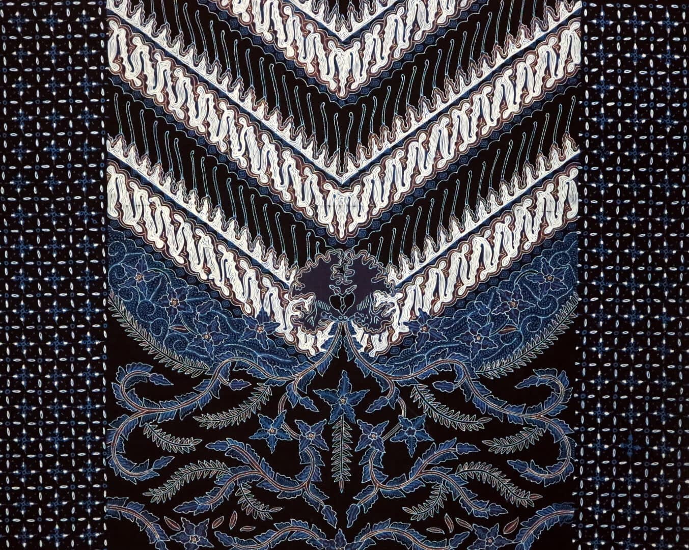 Batik Parang  Baron Encephalon  Biru Mendung II Batik 