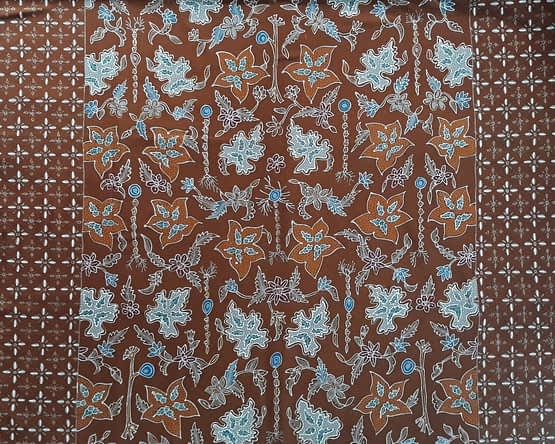 Batik Saraf Arum Dalu Coklat Biru Batik Sejawat Batik Saraf Arum Dalu Coklat Biru Batik Sejawat